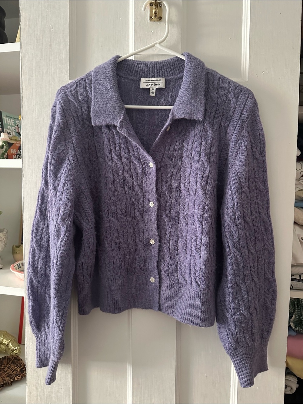 & other stories collared cardigan